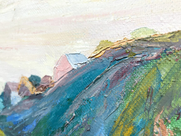 Картина Пейзаж у берега, художник Лоза Адольф