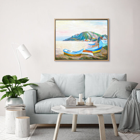 Картина Пейзаж у берега, художник Лоза Адольф