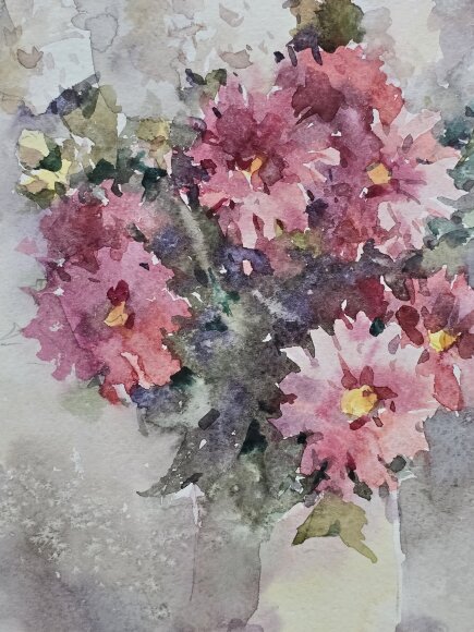 Картина Айстри, художник Сергій Ступка - продано