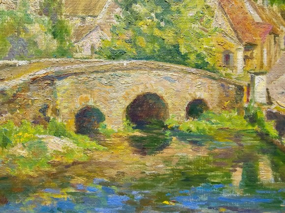 Картина Красные крыши, художник Елена Гавдзинская