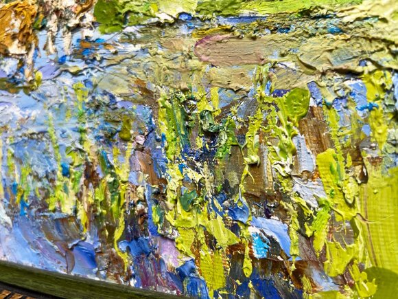 Картина У пруда, художник Тишецкий Валентин