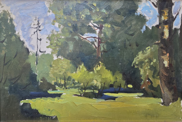 Картина Опушка леса, художник Борис Герус