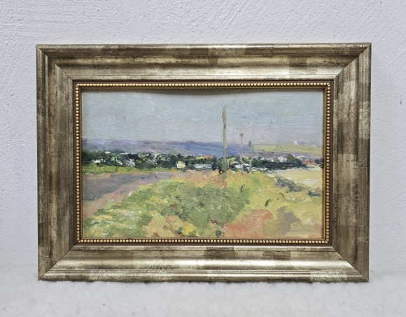 Painting Rural sketch, artist Nikolai Sheluto