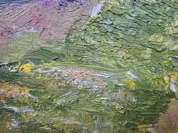 Painting Rural sketch, artist Nikolai Sheluto