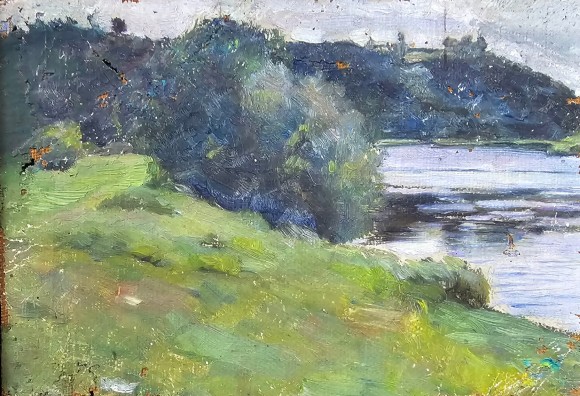 Пейзажна картина, художника Кіріака Костанді