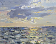 Painting Gold of the evening, artist Loza Natalya-sold