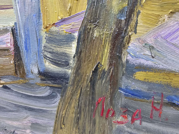 Картина Позолоченный день на углу Тираспольской, художник Лоза Наталья