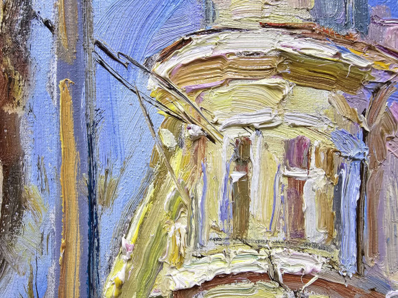 Картина Позолоченный день на углу Тираспольской, художник Лоза Наталья