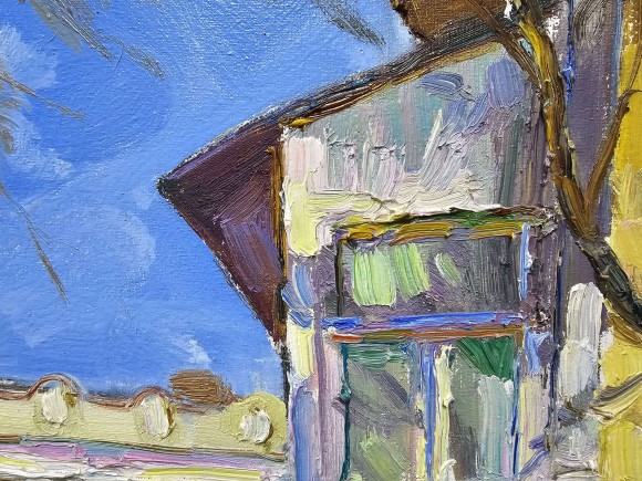 Картина Позолоченный день на углу Тираспольской, художник Лоза Наталья