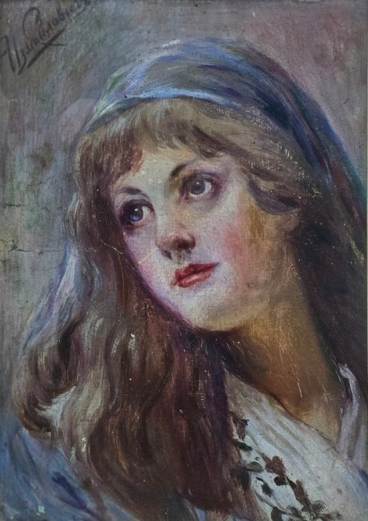 Картина Первое причастие, художник Владислав Измайлович - продано