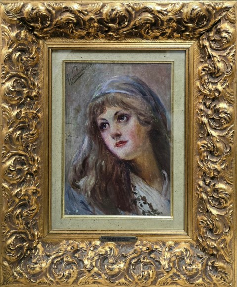 Картина Первое причастие, художник Владислав Измайлович - продано