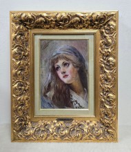 Картина Первое причастие, художник Владислав Измайлович - продано Картина Первое причастие, художник Владислав Измайлович - продано