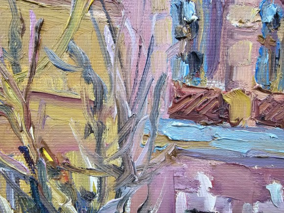 Painting On the Gymnasium, artist Olga Razinkina