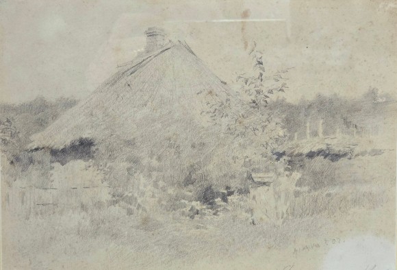 Картина Глухове, художник Костянтин Ломикін