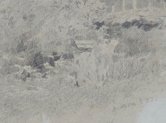 Картина Глухове, художник Костянтин Ломикін