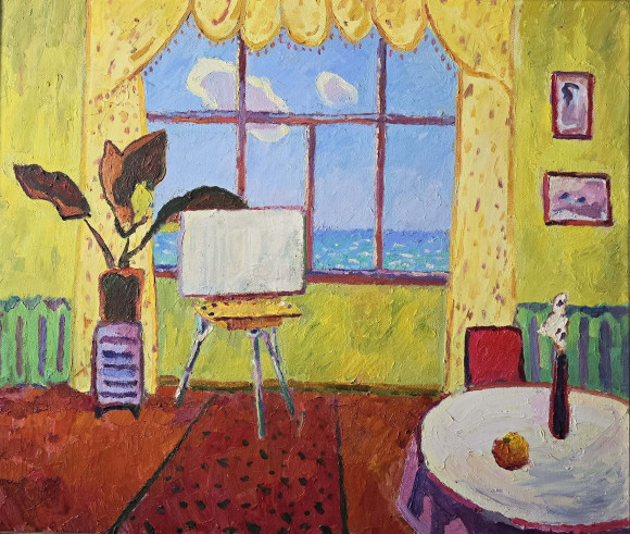 Painting At the dacha. Karolino-Bugaz, artist Pavlyuk Galina