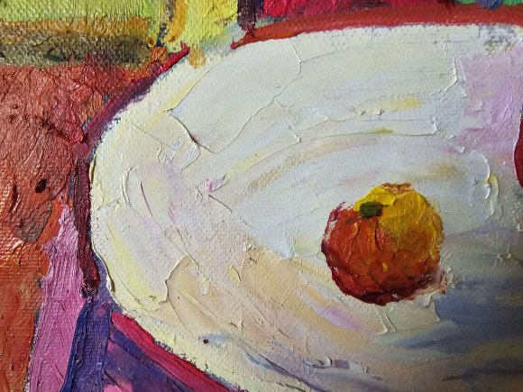 Картина На даче. Каролино-Бугаз, художник Павлюк Галина