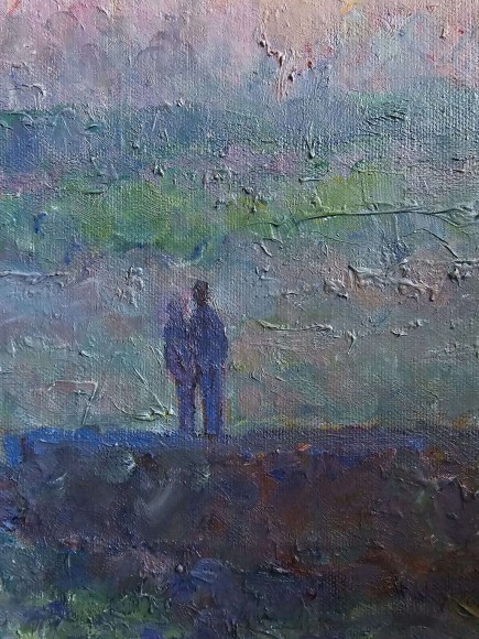 Painting Waiting, artist Pavlyuk Galina