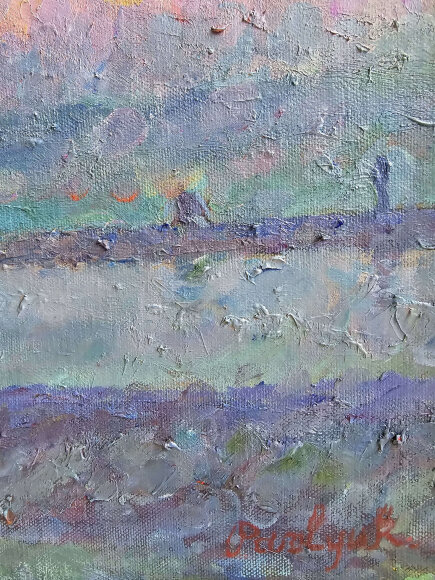 Painting Waiting, artist Pavlyuk Galina