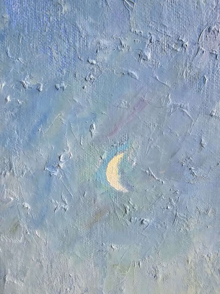 Painting Waiting, artist Pavlyuk Galina