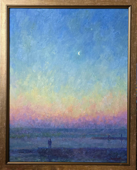 Painting Waiting, artist Pavlyuk Galina